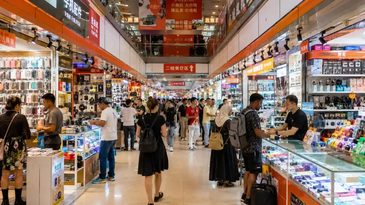 Offline AliExpress-style Chinese marketplace with electronics, accessories, clothing and everyday goods